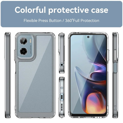 For Motorola Moto E15 4G / G05 4G Case TPU + Acrylic Protective Clear Phone Cover