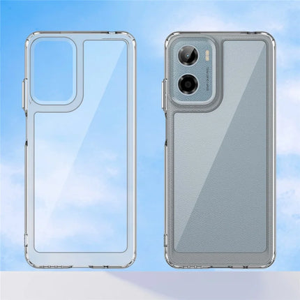 For Motorola Moto E15 4G / G05 4G Case TPU + Acrylic Protective Clear Phone Cover