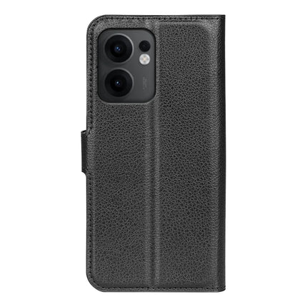 For Oppo Reno13 F 5G Case Litchi Texture Shockproof Leather Wallet Phone Cover