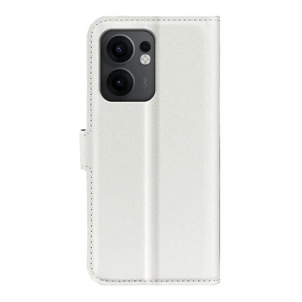 For Oppo Reno13 F 5G Case Litchi Texture Shockproof Leather Wallet Phone Cover