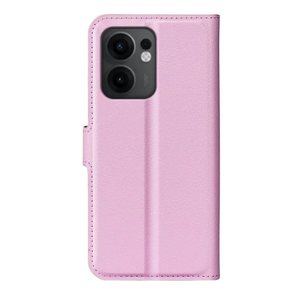 For Oppo Reno13 F 5G Case Litchi Texture Shockproof Leather Wallet Phone Cover