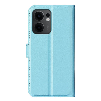 For Oppo Reno13 F 5G Case Litchi Texture Shockproof Leather Wallet Phone Cover