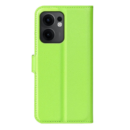 For Oppo Reno13 F 5G Case Litchi Texture Shockproof Leather Wallet Phone Cover
