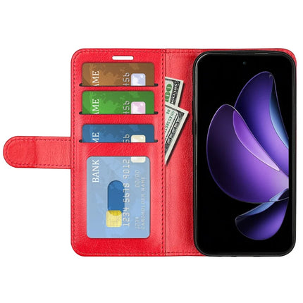 For Oppo Reno13 F 5G Wallet Case Crazy Horse Texture Stand Leather Phone Cover