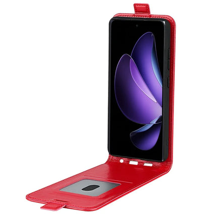 For Oppo Reno13 F 5G Case with Card Slots Vertical Flip Leather Phone Cover