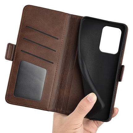 For Oppo Reno13 F 5G Stand Case Calf Texture Leather Wallet Phone Cover