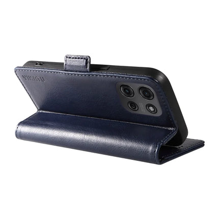 YIKATU YK-007 For Motorola Moto G75 5G Case Side Buckle PU Leather Phone Cover Litchi Texture