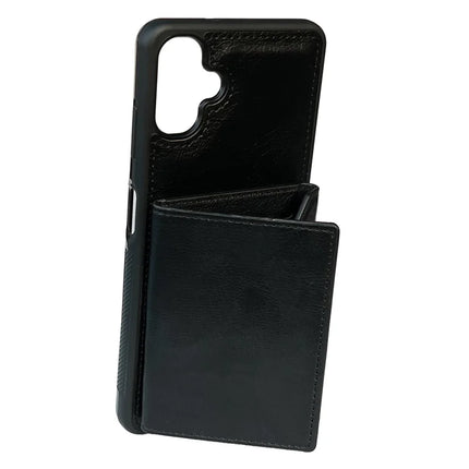 For Samsung Galaxy A06 5G / A06 Case Card Bag Kickstand TPU + PU Phone Cover