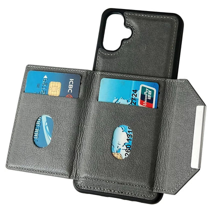 For Samsung Galaxy A06 5G / A06 Case Card Bag Kickstand TPU + PU Phone Cover