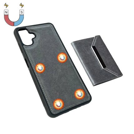For Samsung Galaxy A06 5G / A06 Case Card Bag Kickstand TPU + PU Phone Cover