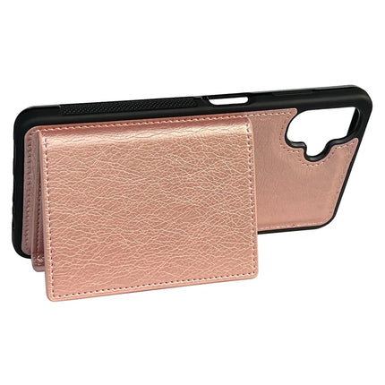 For Samsung Galaxy A06 5G / A06 Case Card Bag Kickstand TPU + PU Phone Cover