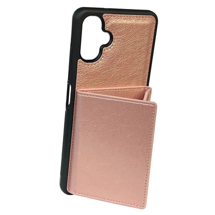 For Samsung Galaxy A06 5G / A06 Case Card Bag Kickstand TPU + PU Phone Cover