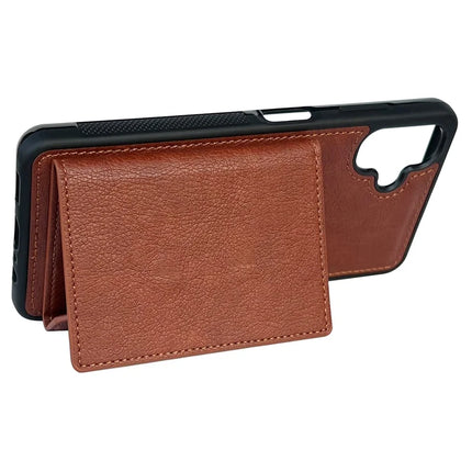 For Samsung Galaxy A06 5G / A06 Case Card Bag Kickstand TPU + PU Phone Cover
