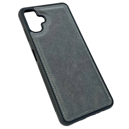 For Samsung Galaxy A06 Case Calf Texture PU Leather Anti Fingerprint Back Phone Cover