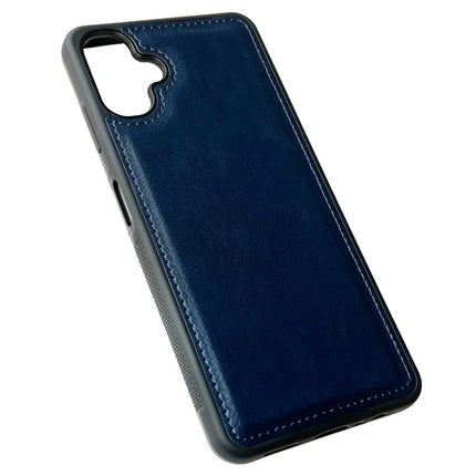 For Samsung Galaxy A06 Case Calf Texture PU Leather Anti Fingerprint Back Phone Cover