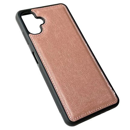For Samsung Galaxy A06 Case Calf Texture PU Leather Anti Fingerprint Back Phone Cover