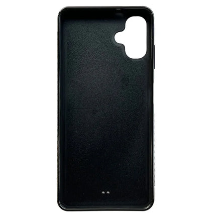 For Samsung Galaxy A06 Case Calf Texture PU Leather Anti Fingerprint Back Phone Cover