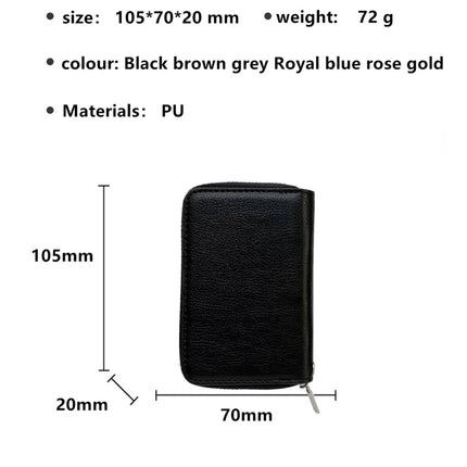 For Samsung Galaxy A06 Case Detachable Zipper Card Bag PU TPU Kickstand Phone Case with Strap