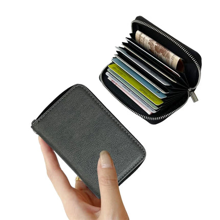 For Samsung Galaxy A06 Case Detachable Zipper Card Bag PU TPU Kickstand Phone Case with Strap