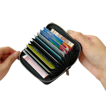 For Samsung Galaxy A06 Case Detachable Zipper Card Bag PU TPU Kickstand Phone Case with Strap