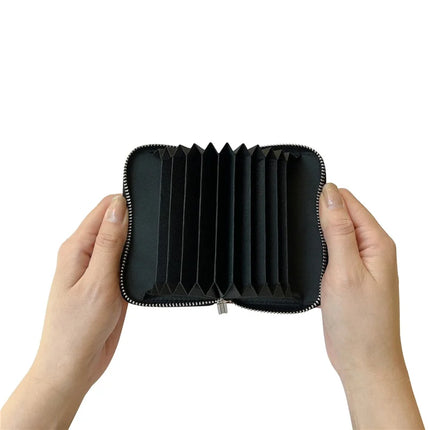 For Samsung Galaxy A06 Case Detachable Zipper Card Bag PU TPU Kickstand Phone Case with Strap