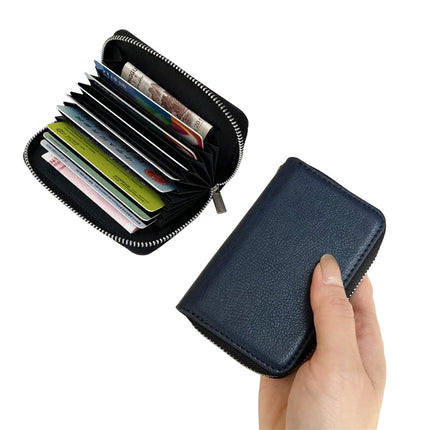 For Samsung Galaxy A06 Case Detachable Zipper Card Bag PU TPU Kickstand Phone Case with Strap