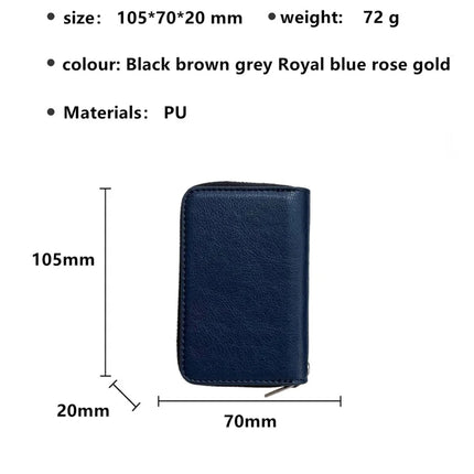 For Samsung Galaxy A06 Case Detachable Zipper Card Bag PU TPU Kickstand Phone Case with Strap