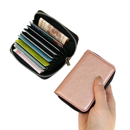 For Samsung Galaxy A06 Case Detachable Zipper Card Bag PU TPU Kickstand Phone Case with Strap