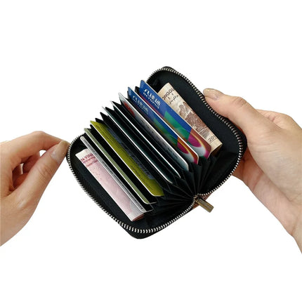 For Samsung Galaxy A06 Case Detachable Zipper Card Bag PU TPU Kickstand Phone Case with Strap