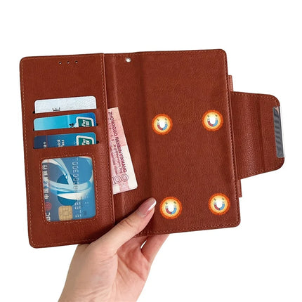 For Samsung Galaxy A06 5G / A06 Detachable Cover PU Leather 2 in 1 Magnetic Wallet Phone Case