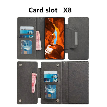 For Samsung Galaxy A06 5G / A06 Detachable Cover PU Leather 2 in 1 Magnetic Wallet Phone Case