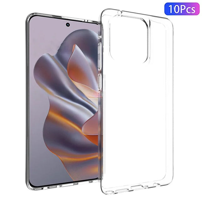 10Pcs / Pack For Motorola Moto G Stylus 5G (2025) Case Watermark Free TPU Protective Clear Phone Cover