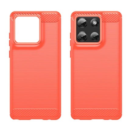 For Motorola Moto G Stylus 5G (2025) Case Protective Phone Cover Carbon Fiber Texture Brushed
