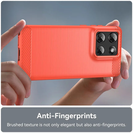 For Motorola Moto G Stylus 5G (2025) Case Protective Phone Cover Carbon Fiber Texture Brushed