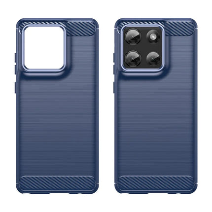 For Motorola Moto G Stylus 5G (2025) Case Protective Phone Cover Carbon Fiber Texture Brushed