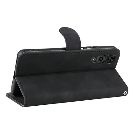 For Cubot A10 Leather Case Skin Feel Anti Drop Wallet Flip Phone Cover