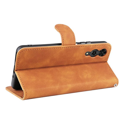 For Cubot A10 Leather Case Skin Feel Anti Drop Wallet Flip Phone Cover