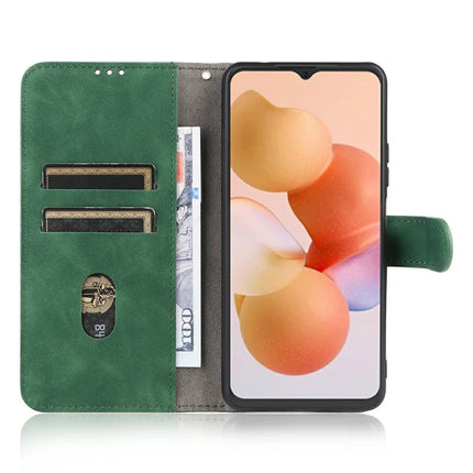For Cubot A10 Leather Case Skin Feel Anti Drop Wallet Flip Phone Cover