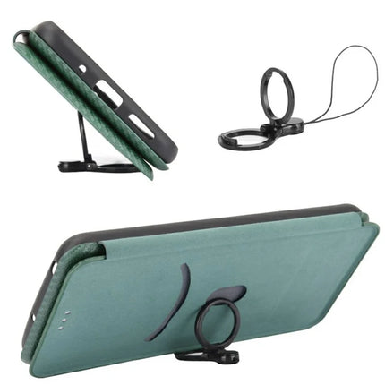 For Realme C75 Case Carbon Fiber Texture Drop-Proof PU Leather Phone Cover