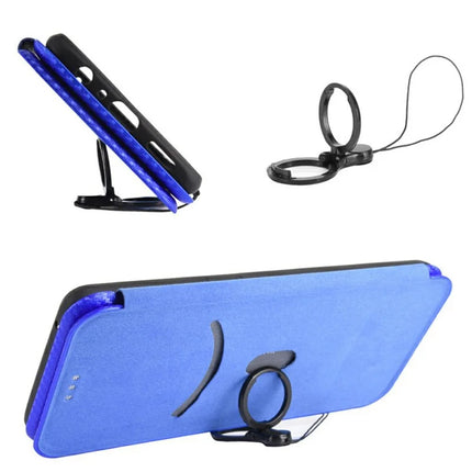 For Realme C75 Case Carbon Fiber Texture Drop-Proof PU Leather Phone Cover