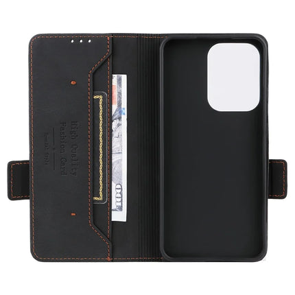 For Oppo Reno13 Pro 5G Case Leather Wallet Flip Phone Cover with Hardware Decor