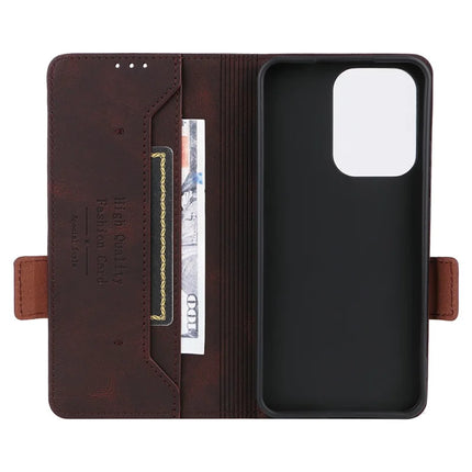 For Oppo Reno13 Pro 5G Case Leather Wallet Flip Phone Cover with Hardware Decor