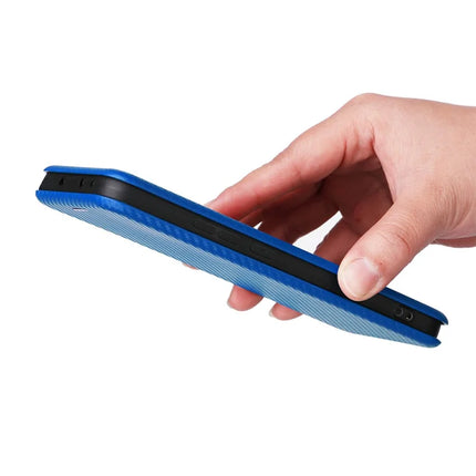 For Oppo Reno13 5G (Global) Case Carbon Fiber Texture Drop-Proof PU Leather Phone Cover