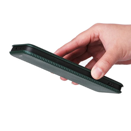 For Oppo Reno13 5G (Global) Case Carbon Fiber Texture Drop-Proof PU Leather Phone Cover