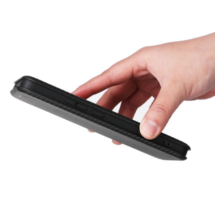For Oppo Reno13 F 5G Case Carbon Fiber Texture Drop-Proof PU Leather Phone Cover
