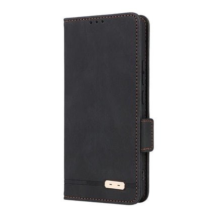 For Oppo Reno13 F 5G Case Leather Wallet Flip Phone Cover with Hardware Decor