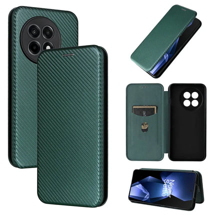 For OnePlus Ace 5 Pro 5G Case Carbon Fiber Texture Drop-Proof PU Leather Phone Cover