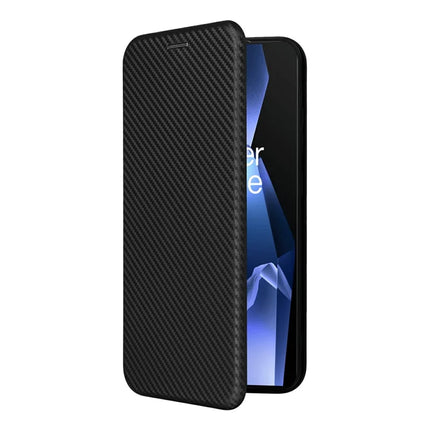 For OnePlus Ace 5 Pro 5G Case Carbon Fiber Texture Drop-Proof PU Leather Phone Cover