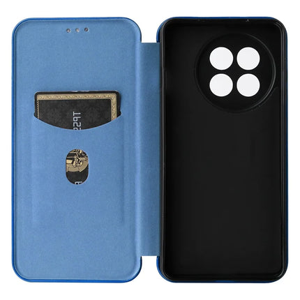 For OnePlus Ace 5 Pro 5G Case Carbon Fiber Texture Drop-Proof PU Leather Phone Cover