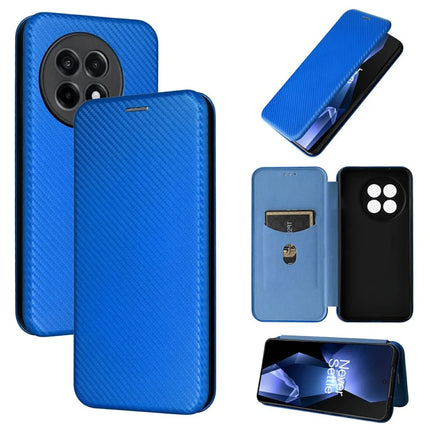 For OnePlus Ace 5 Pro 5G Case Carbon Fiber Texture Drop-Proof PU Leather Phone Cover